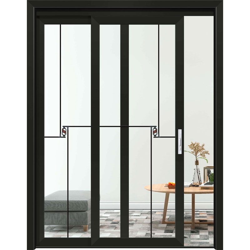 Dobbel lags foldedør i glass
